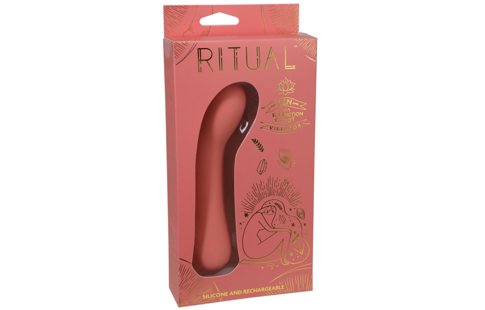 Zen G-Spot Vibrator – Rechargeable, Soft & Powerful Coral
