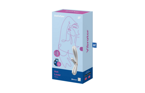 Hot Lover - Verwarmde Konijnen Vibrator - Champagne