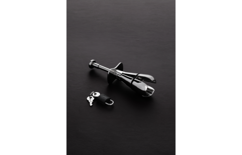 Deluxe Anal Locking Plug Junior 12.8 cm – Luxury Stainless Steel