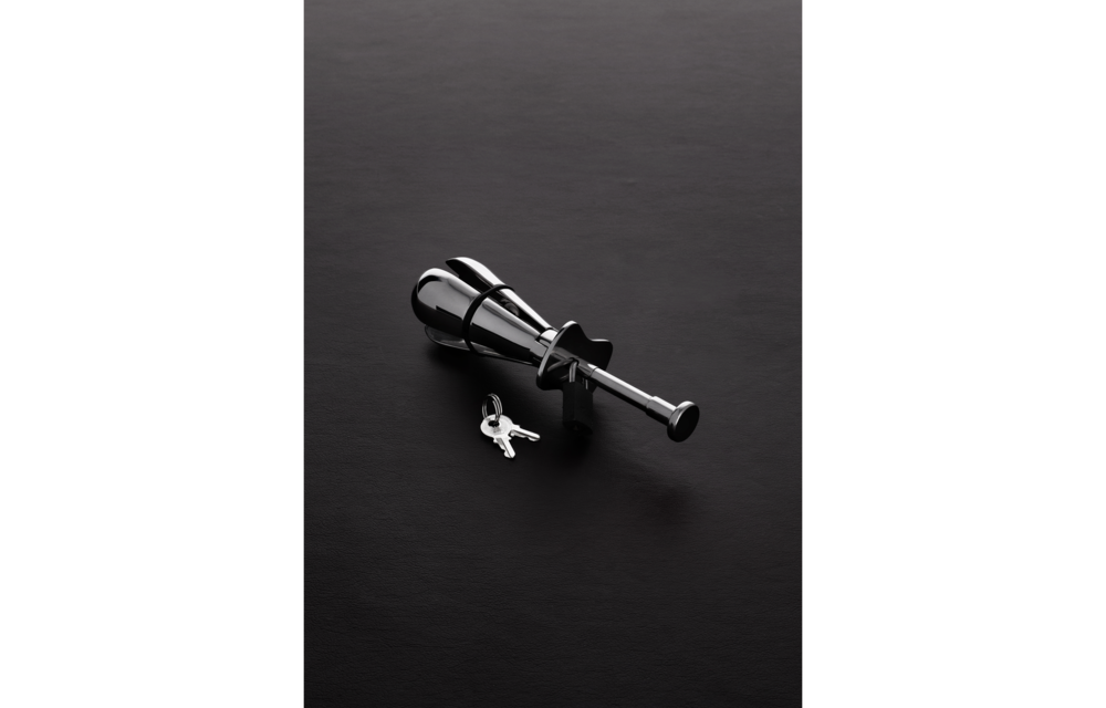 Deluxe Anal Locking Plug Junior 12.8 cm – Luxury Stainless Steel