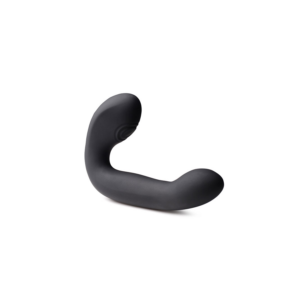 Power Shake Come Hither | Silicone Double Stimulator Black