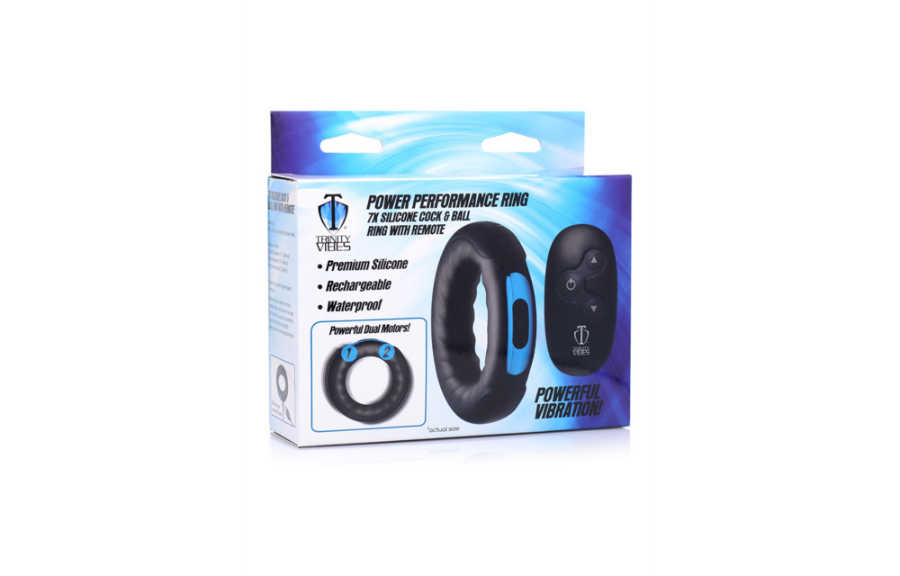 Silicone Cockring mit Fernbedienung