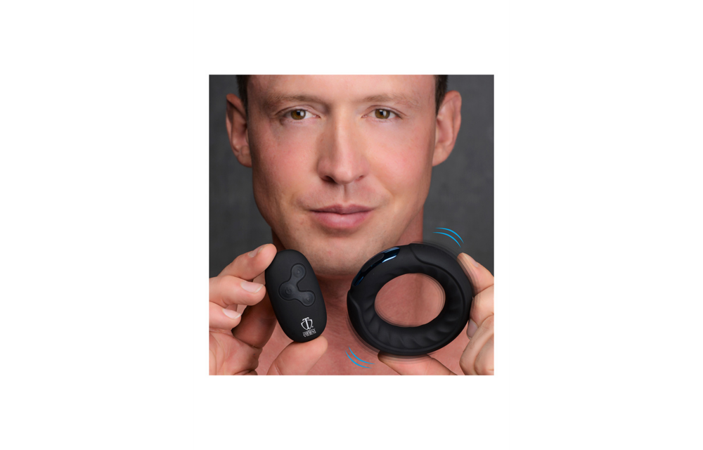 Silicone Cockring mit Fernbedienung