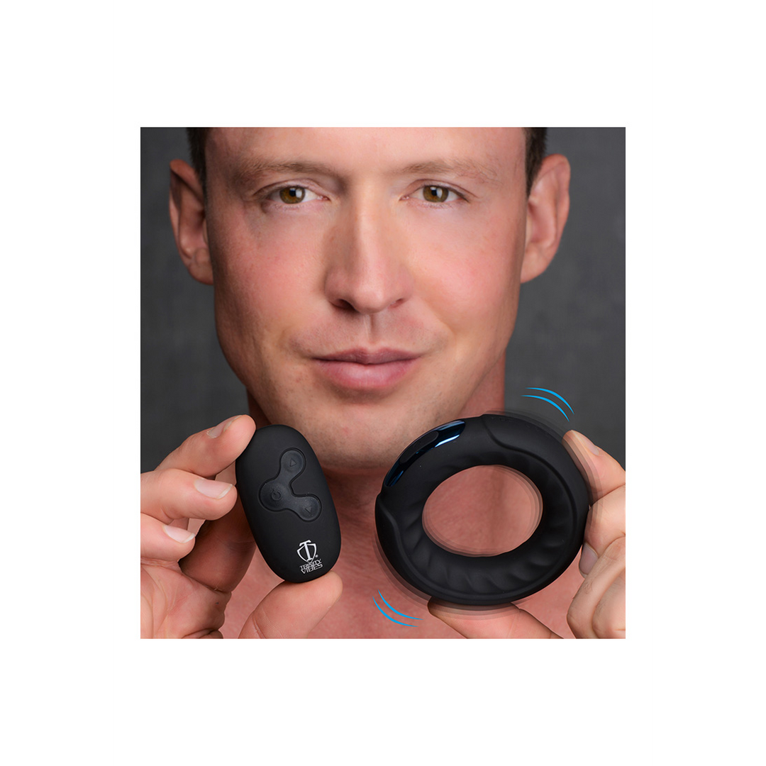 Silicone Cock Ring with Remote Control | XR Brands 2024