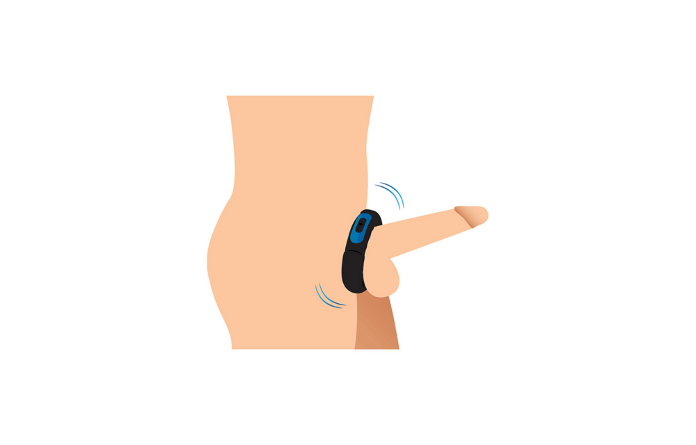 Silicone Cockring with Remote Control