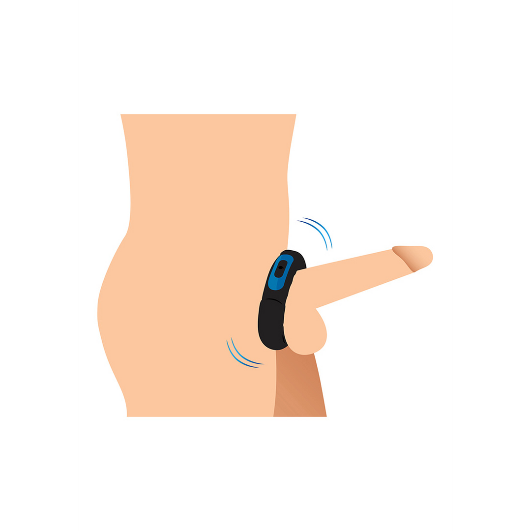 Silicone Cockring with Remote Control