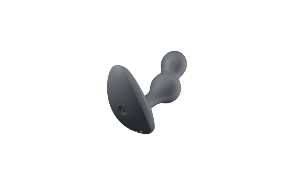 Deep Diver 4.2 cm - Powerful Bluetooth Anal Plug Grey