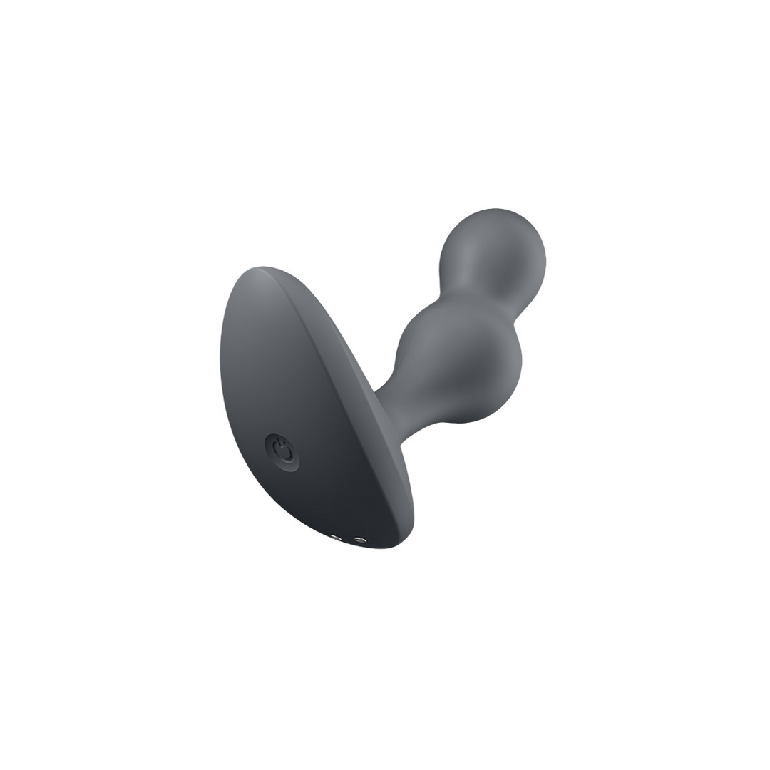 Tiefer Taucher - Vibrationsanalplug - Dunkelgrau