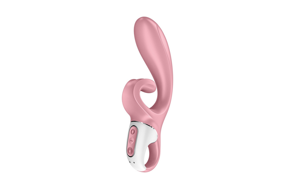 Hug Me Rabbit Vibrator Pink – Tongue tip & app control
