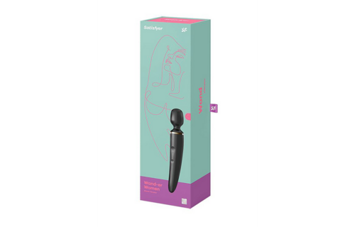 Wand-er Woman Stabvibrator Schwarz & Gold – Kraftvolle Massage