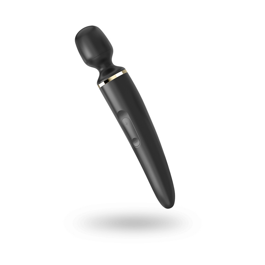 Wand-er Woman Wandvibrator Zwart & Goud - Krachtige Massage