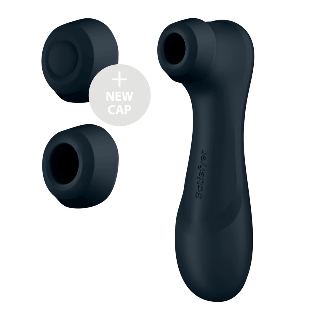 Pro 2 Generatie 3 - Double Air Pulse Vibrator - Liquid Air en Connect App - Zwart