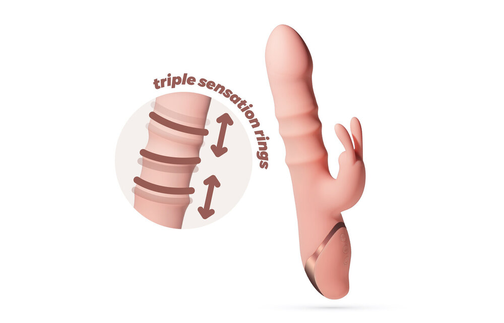 Ringlord - Ring Rabbit Vibrator - Pink