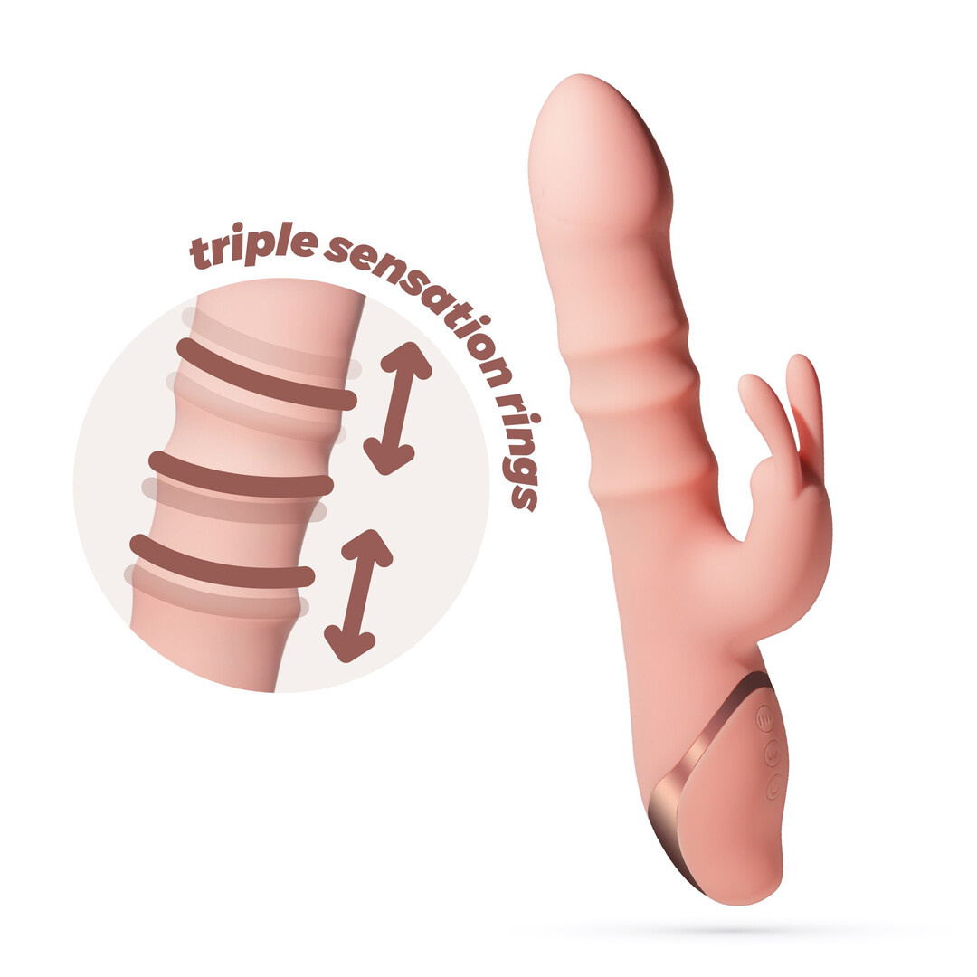 Ringlord - Ring Rabbit Vibrator - Pink