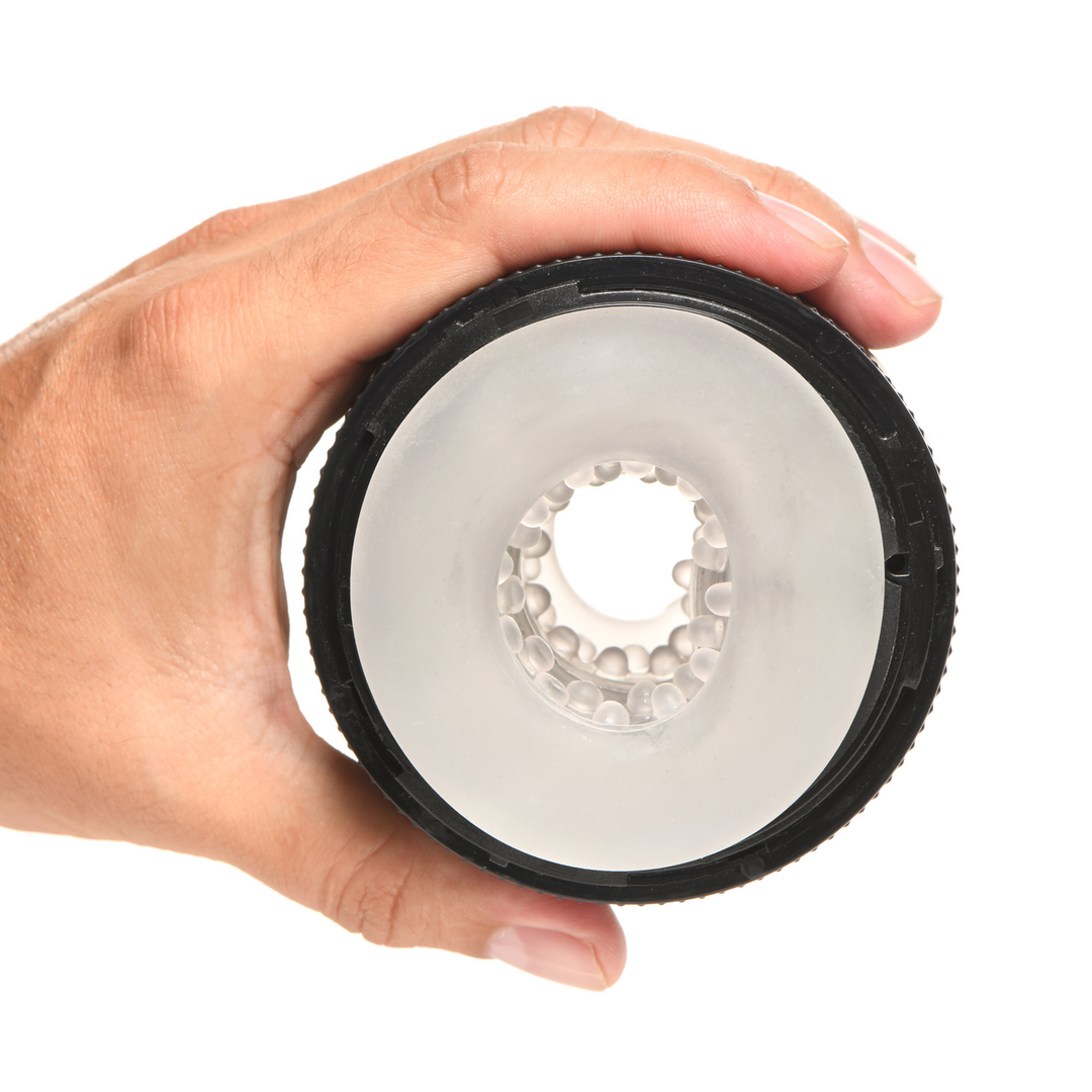 Firming Masturbator Black | Adjustable & Intense Pleasure