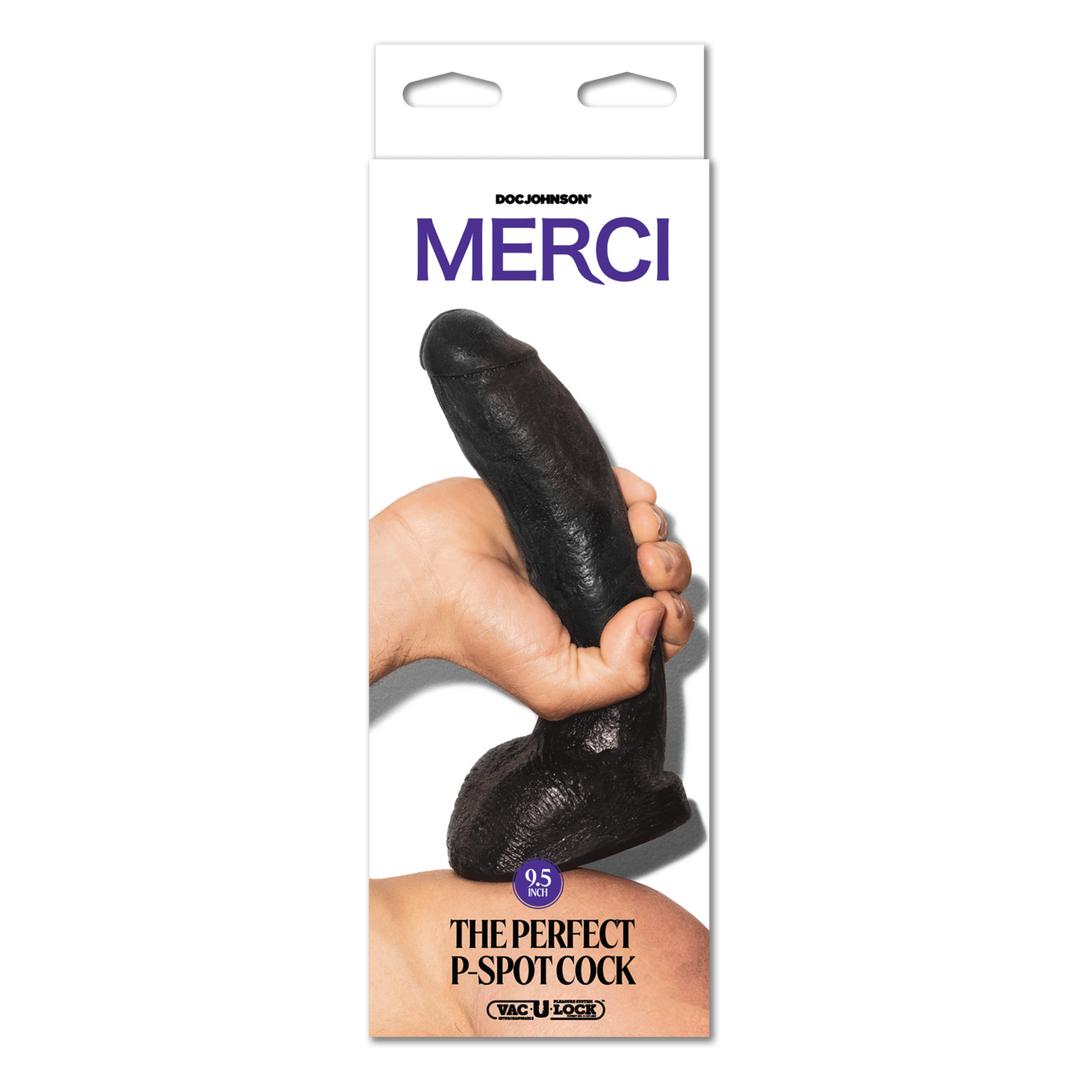 Der Perfect P-Spot Cock 23,6 cm Schwarz – Ultimatives Prostata-Vergnügen