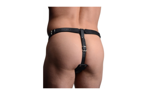 Herrenharness mit Silikon-Analplug 12 cm | Ultimatives Gefühl