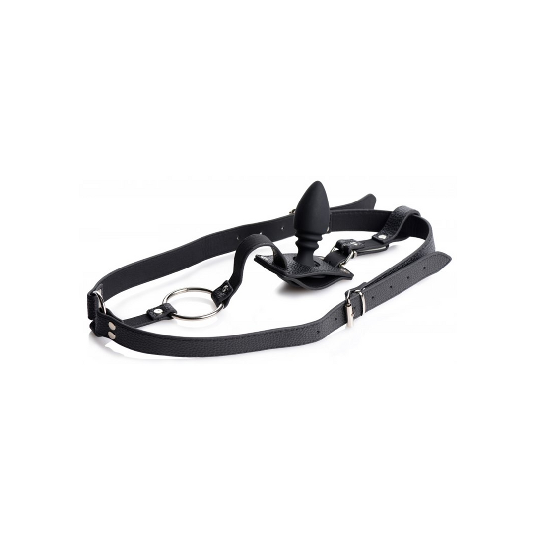 Herrenharness mit Silikon-Analplug 12 cm | Ultimatives Gefühl