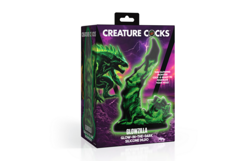 Glowzilla Glow-in-the-Dark Siliconen Dildo 19,8 cm Groen