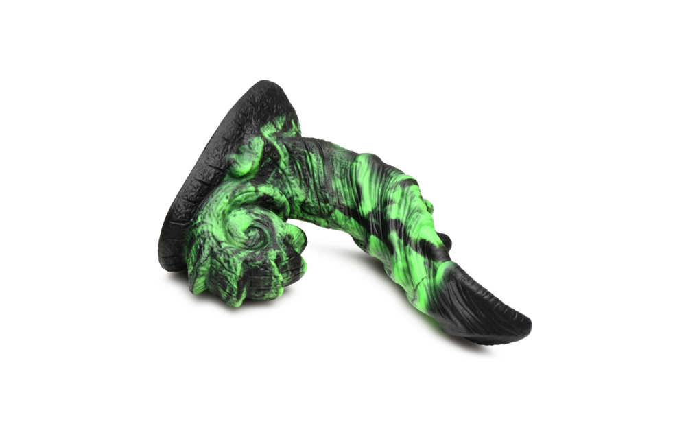 Glowzilla Glow-in-the-Dark Siliconen Dildo 19,8 cm Groen