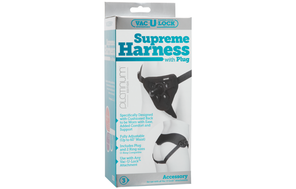 Platina Supreme Harness mit Plug 26,4 cm – Komfort & Kraft