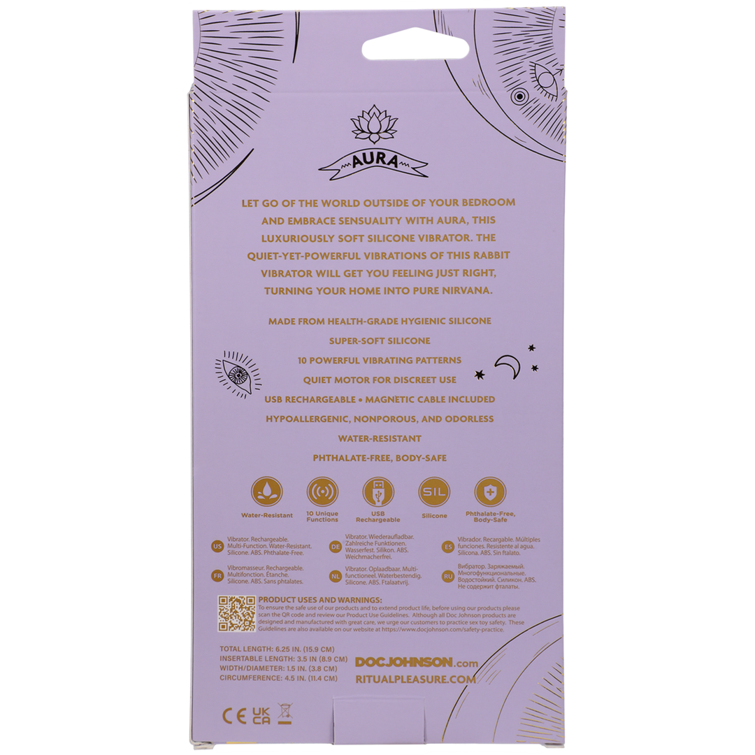 Aura Rabbit Vibrator Lila – Leise, luxuriös und kraftvolles Vergnügen
