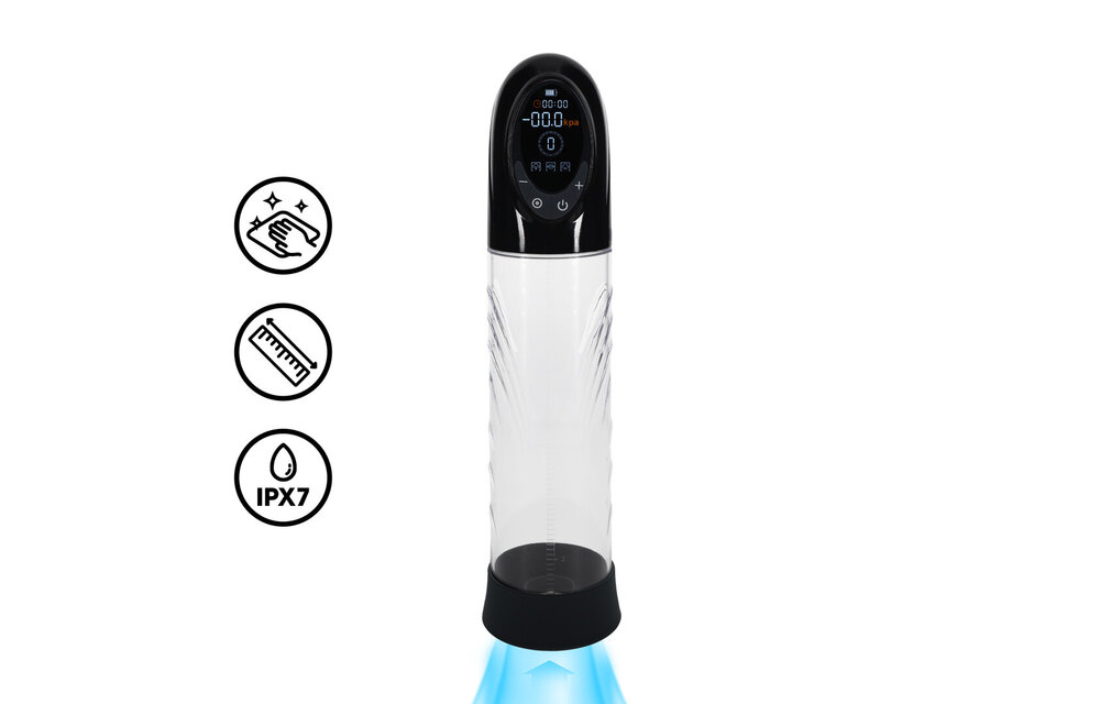 CyberPulse - Automatischer wasserdichter Penis-Pump - Schwarz
