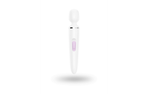 Wand-er Woman Wand Vibrator Wit/Chroom - Krachtige Massage