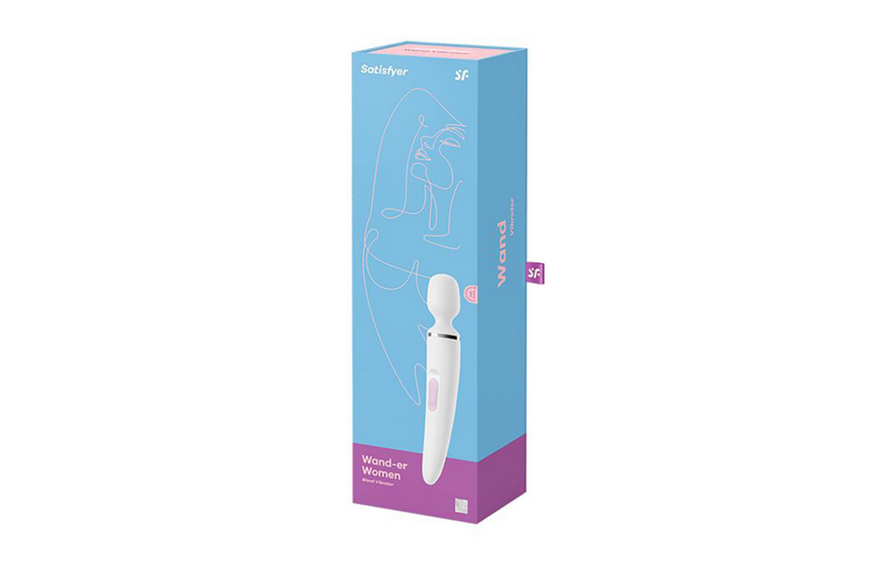 Wand-er Frau - Wand Vibrator - Weiß/Chrom