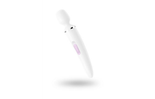 Wand-er Woman Wand Vibrator Weiß/Chrom – Kraftvolle Massage