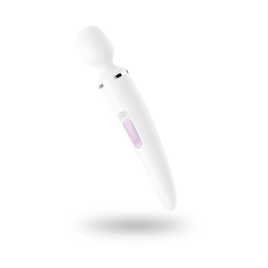 Wand-er Woman - Wand Vibrator - Wit/Chroom