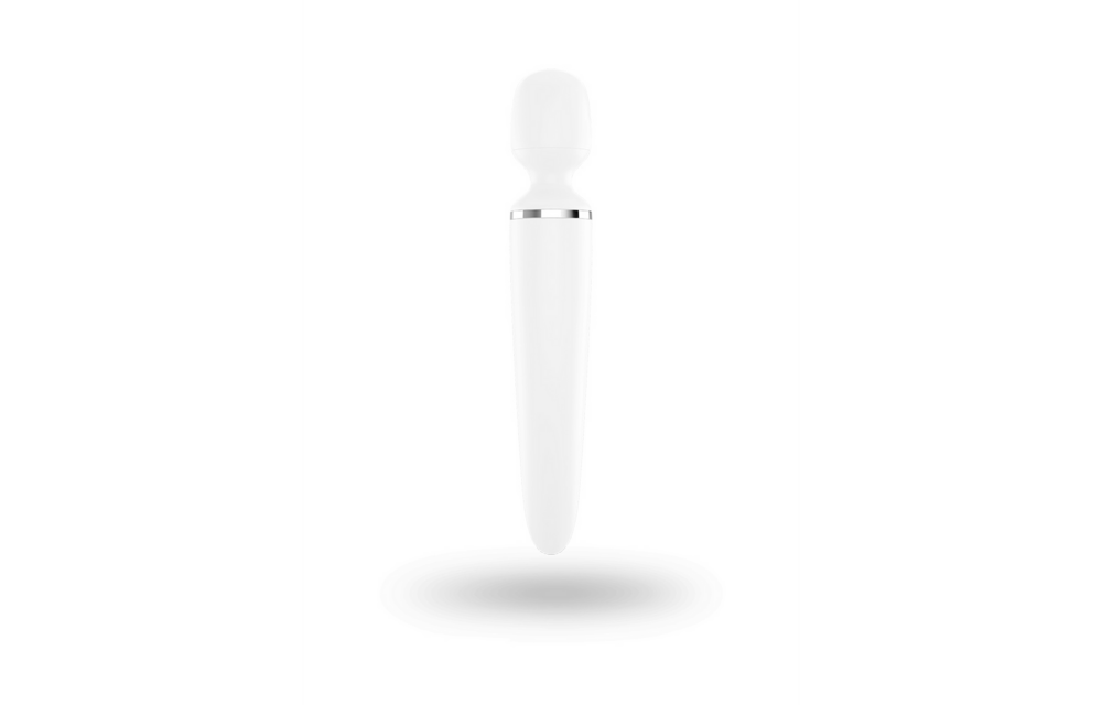 Wand-er Woman - Wand Vibrator - White/Chrome