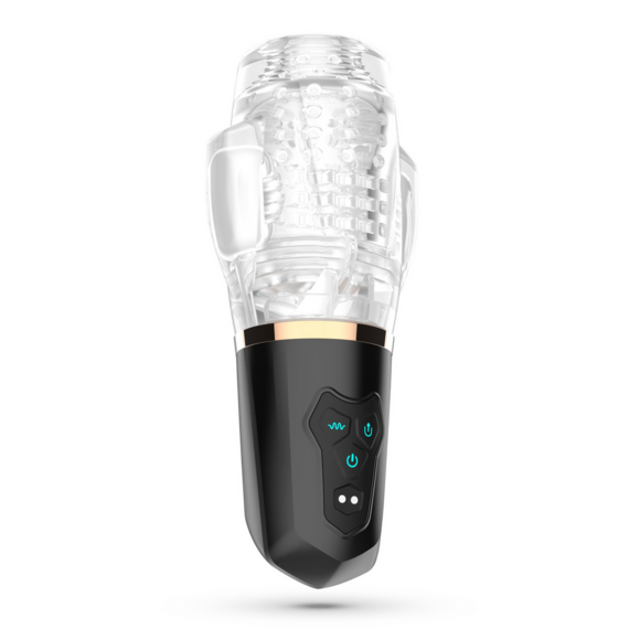 Quasar - Rechargeable Masturbator with Suction - Transparent