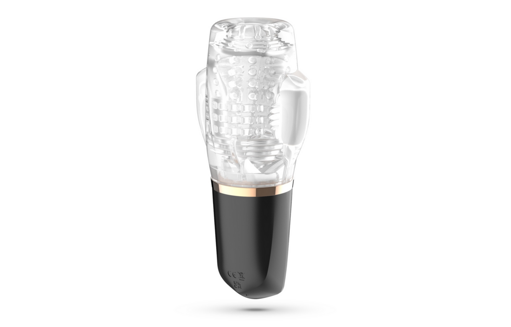 Quasar - Rechargeable Masturbator with Suction - Transparent