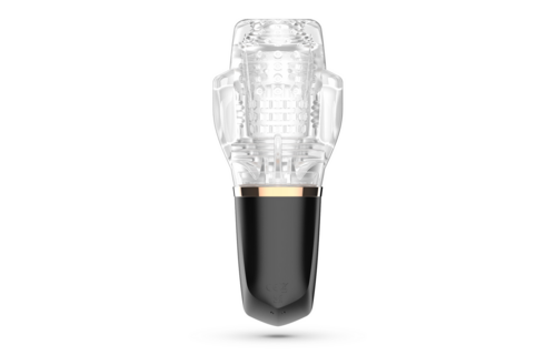 Quasar Masturbator Transparent | Wiederaufladbar & Saugfunktion