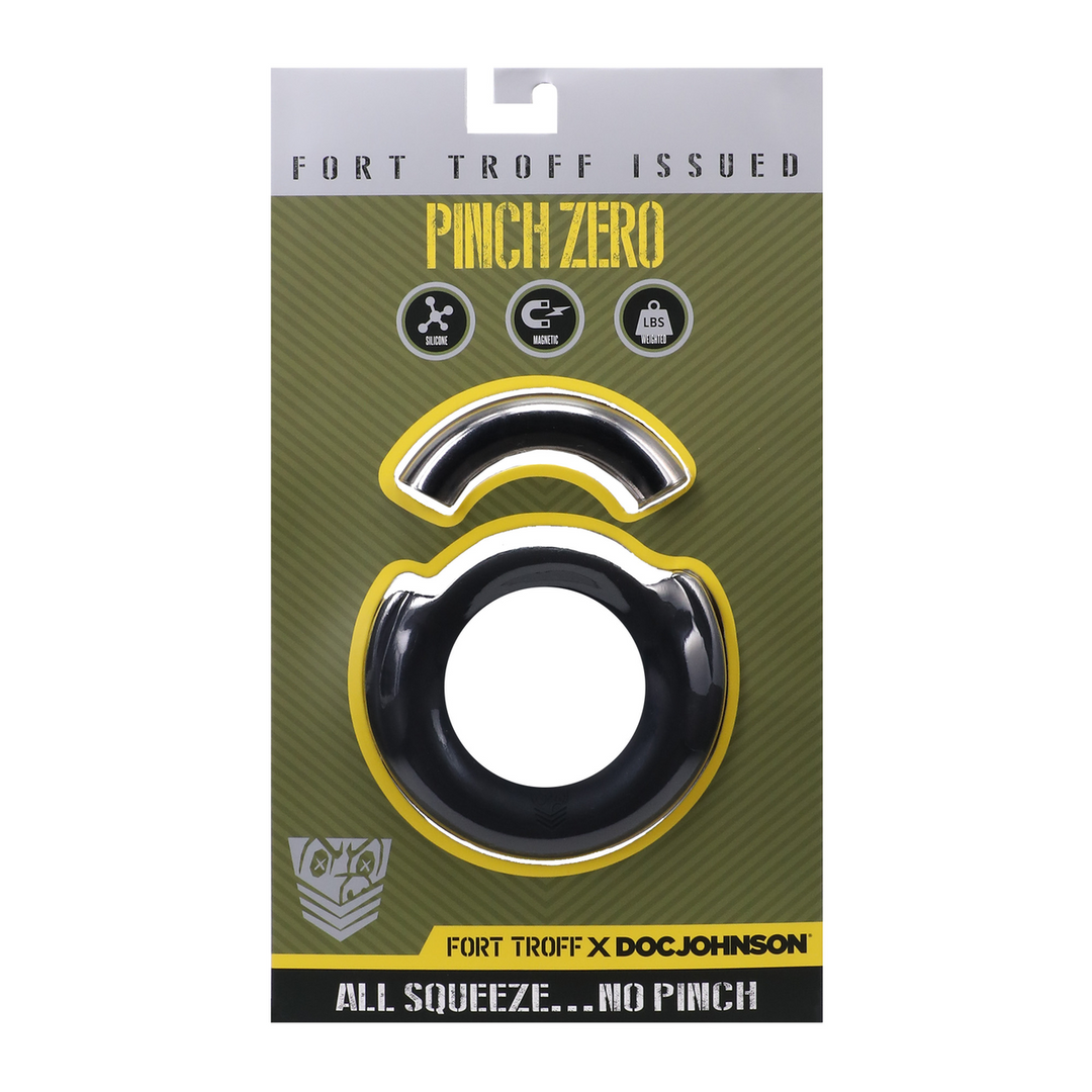 Pinch Zero Ring Black - Steel Ring Without Pinching | Doc Johnson