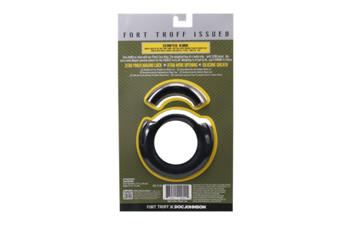 Pinch Zero Ring Zwart - Stalen Ring Zonder Knelling | Doc Johnson