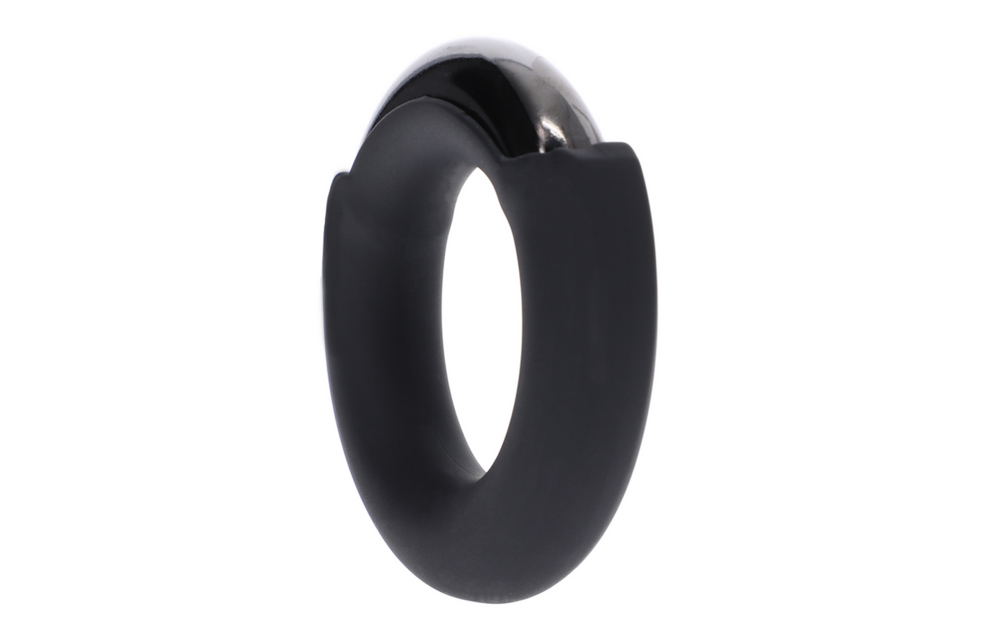 Pinch Zero Ring Black - Steel Ring Without Pinching | Doc Johnson