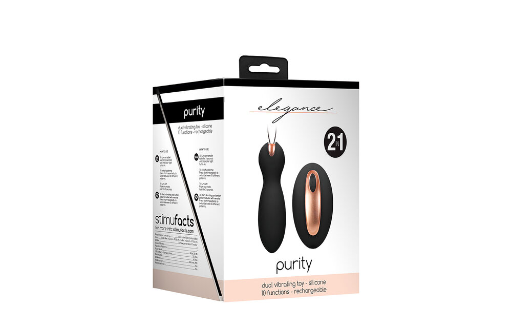 Purity Kabelloses doppelt vibrierendes Spielzeug | Elegance by Shots