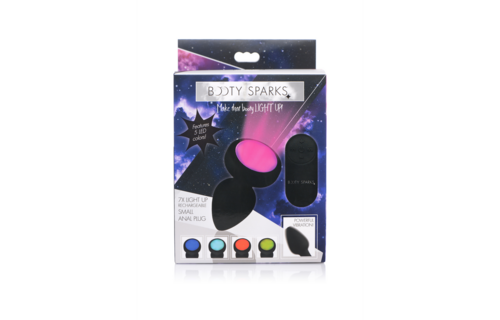 Silikon-Vibrations-LED-Plug 9,3 cm – Intensives Licht & intensive Empfindungen