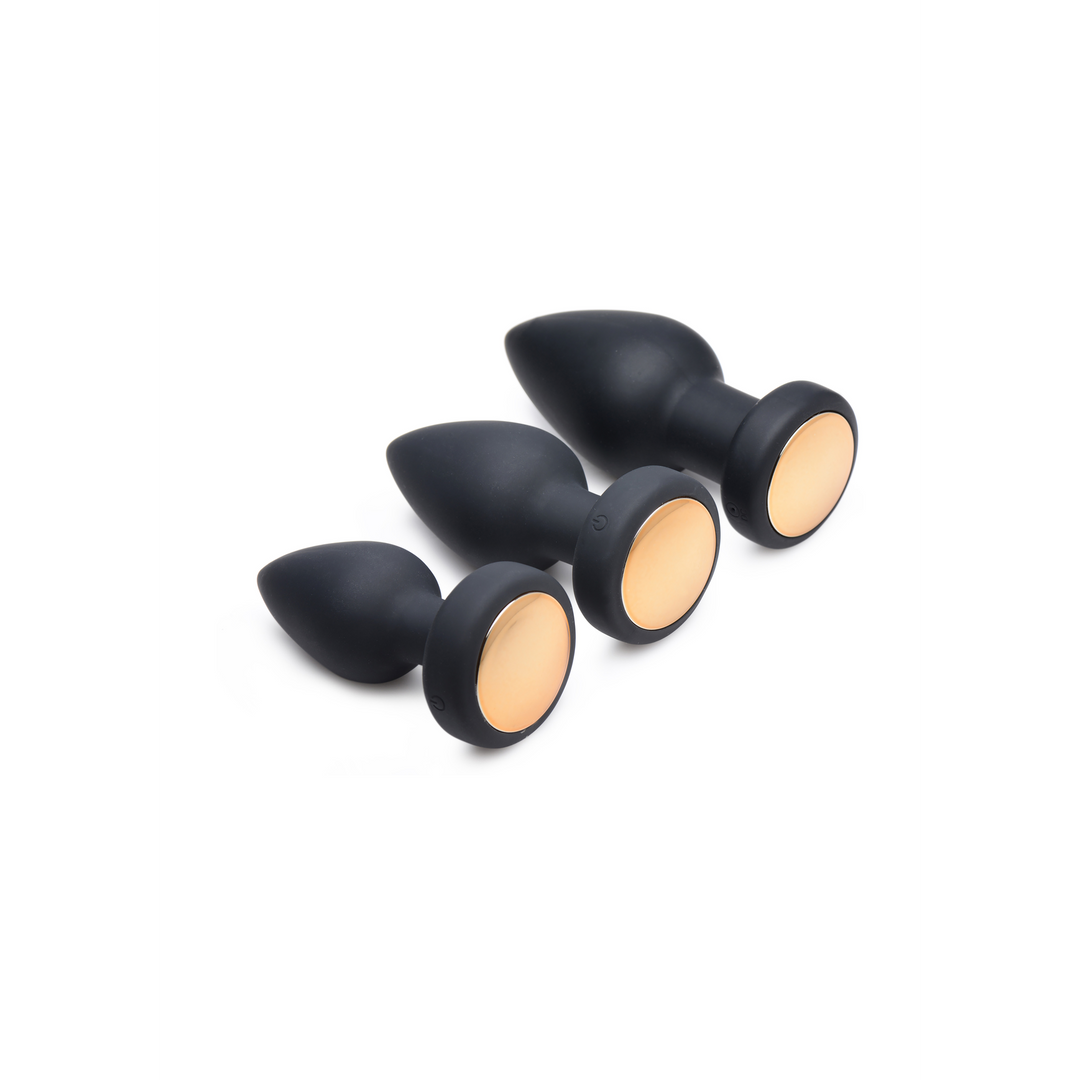 Silikon-Vibrations-LED-Plug 9,3 cm – Intensives Licht & intensive Empfindungen