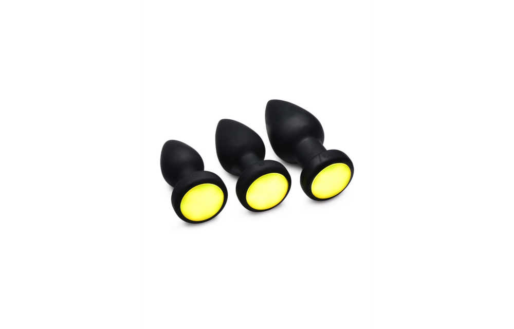 Silicone Vibrating LED Plug 9.3 cm – Intense Light & Sensation