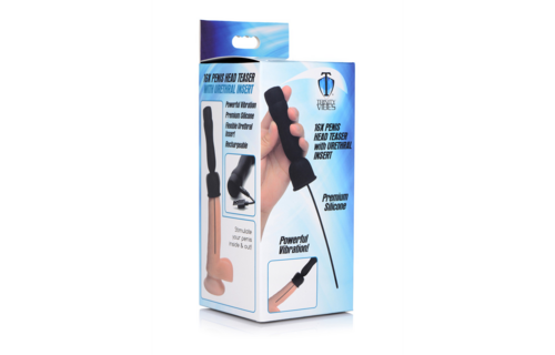Peniskopf Teaser mit Urethral-Sonde
