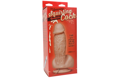 De Amazing Squirting Realistische Penis 17,3 cm – Intens Genot
