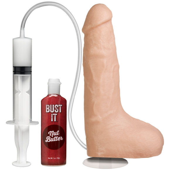 Realistische Squirting Dildo 23,4 cm met Nut Butter