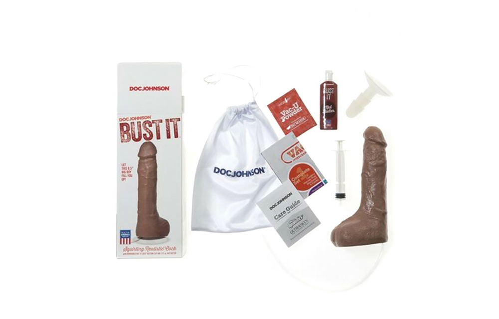 Squirting Dildo 23,4 cm met Nut Butter | Realistisch & Veilig