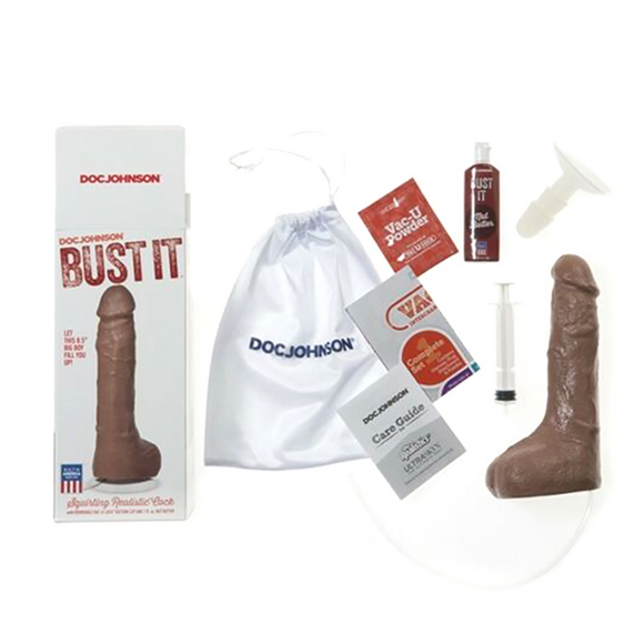 Squirting Dildo 23.4 cm with Nut Butter | Realistic & Safe