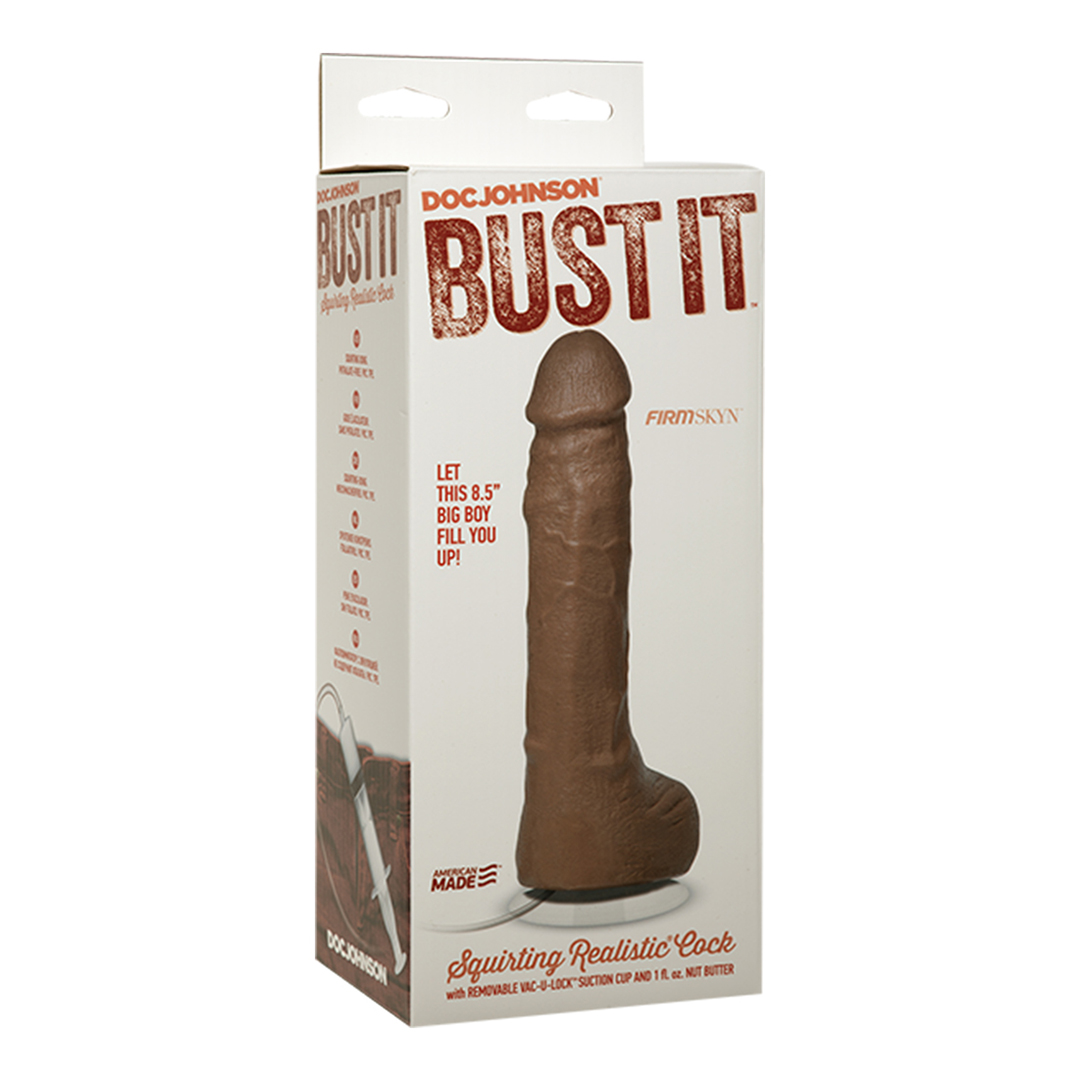 Squirting-Dildo 23,4 cm mit Nut Butter | Realistisch & sicher