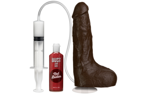 Realistischer Squirting-Dildo 23,4 cm mit Nut Butter – sicher und echt