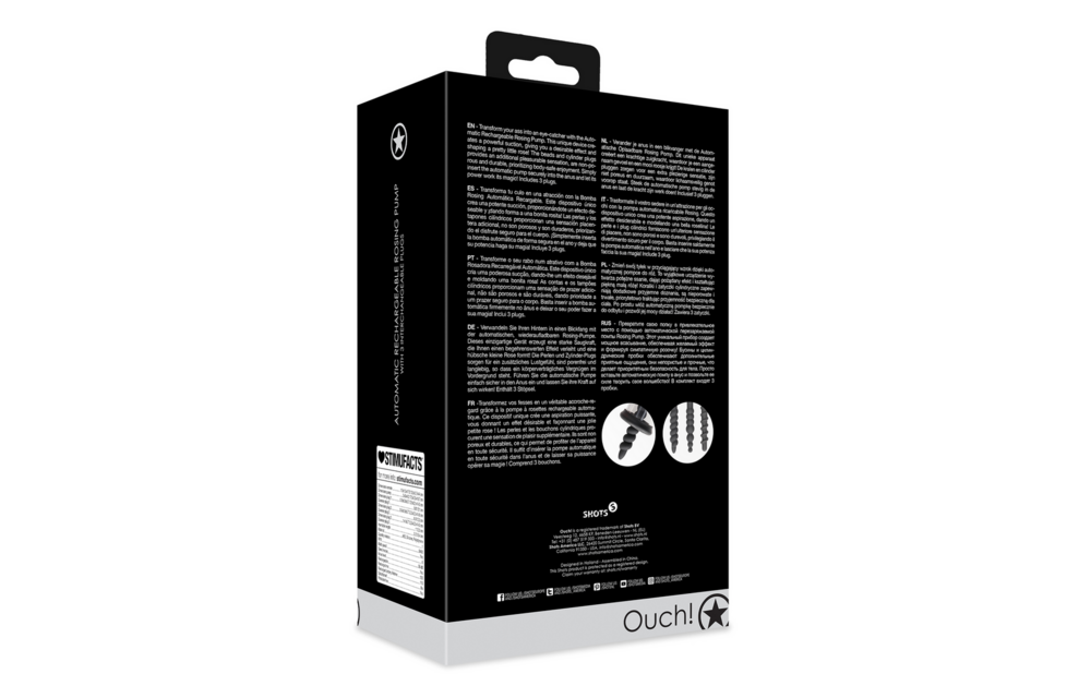 Automatic Reachargeable Rosing Pump - Black